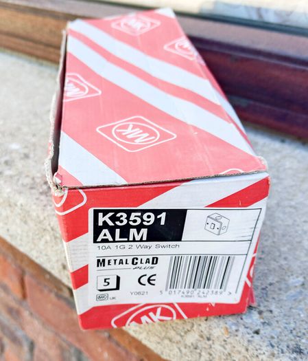 3 boxes of MK clad back boxes (k3591alm) new.
