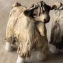 Pair of Mint Condition Courtmacsherry Ceramics Goats Handmade in Ireland Image 2