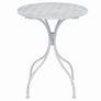 3 Piece Bistro Set Steel Greyish White Image 4