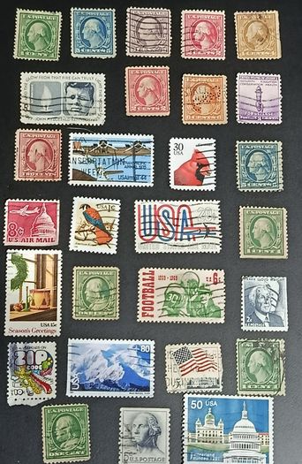 1900s 1990s USA Washington Airmail Selection
