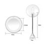 10x Magnification makeup / shaving mirror - suction cup Image 2