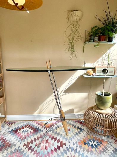 Rare Vintage 80's Japanese Floor Mirror, Dulton, Free Standing, Full Length