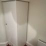 IKEA Visthus / Solgul Style Single Door Wardrobe / Storage Cabinet - White with Drawer Image 2