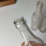 324 - Set of 4 Vintage Clear Glass Collectible Decorative West Cork Bottling Company Bandon Bottles Image 5