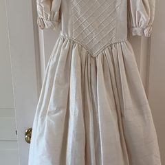 Stunning  Wild Silk Flower Girl Dress.