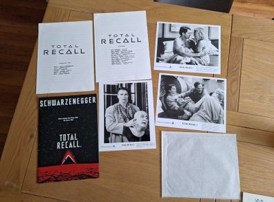 Total Recall Press Kit. Arnold Schwarzenegger