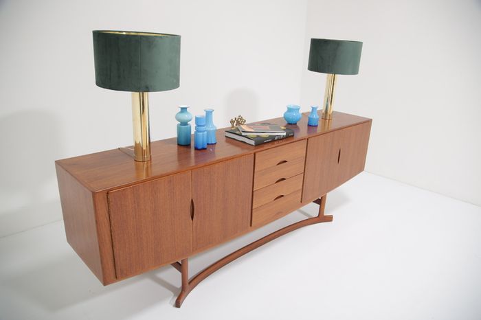 Mid-Century Danish Teak Sideboard Model HB20 by Johannes Andersen for Hans Bech, 1960s