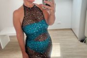 black beach dress