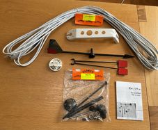 Glomex Sea Radio Antenna, bracket, cable and wind indicator