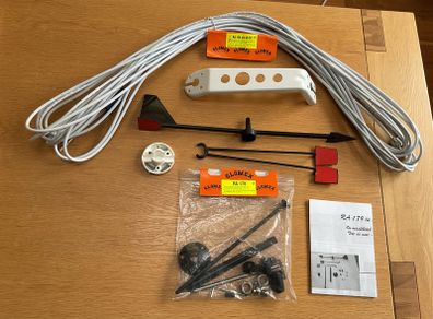 Glomex Sea Radio Antenna, bracket, cable and wind indicator