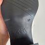 Zara Off White Leather Western Ankle Boots Size 37 EU Image 5