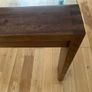 Wood and glass dining table Image 5