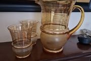vintage jug &amp; glasses