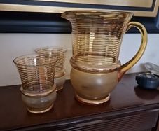 vintage jug & glasses