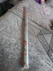 shabby chic floral roller blind