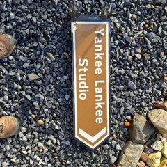 Metal sign