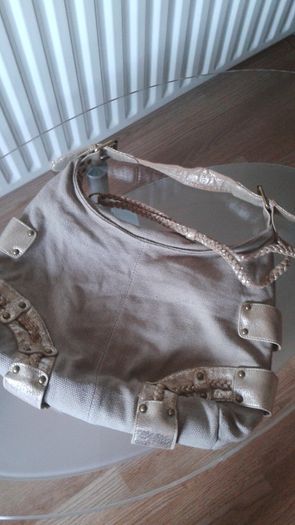Golden sand woman handbag