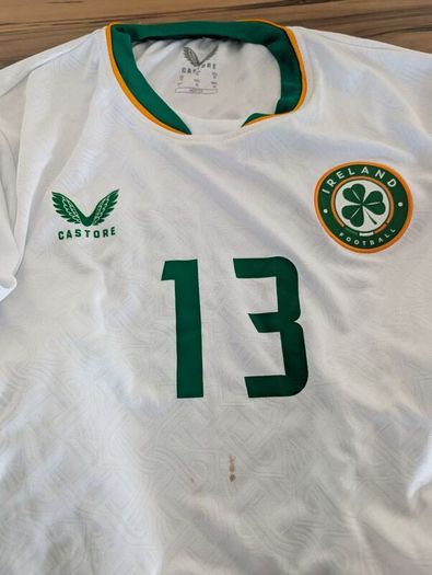 Ireland soccer team issued gear