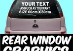 WINDOW SIGNS GRAPHICS VINYL CAR VAN STICKERS