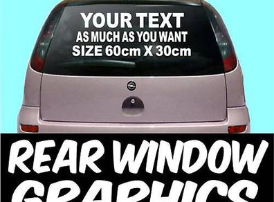 WINDOW SIGNS GRAPHICS VINYL CAR VAN STICKERS
