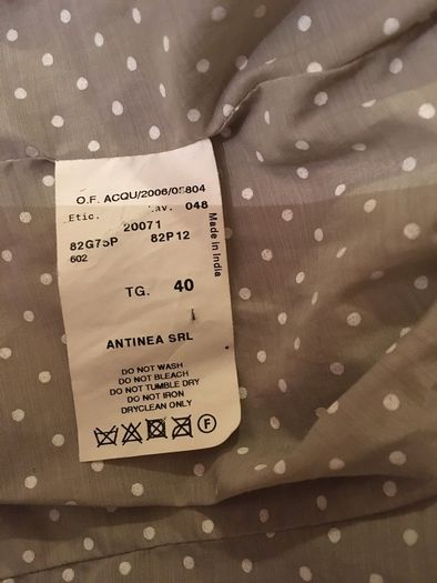 Armani Genuine Leather Jacket, size-10