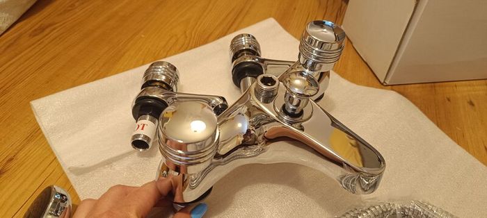 Basin taps and shower mixer