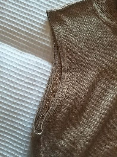 Gold Sleeveless Top