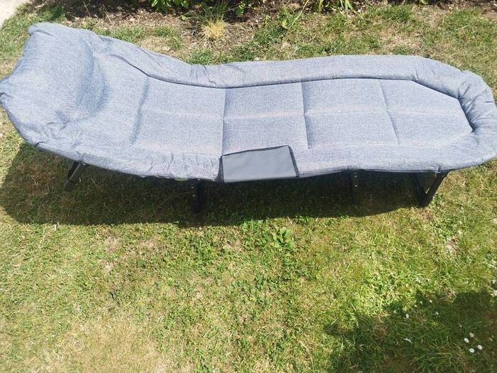Adult single camping bed with mattress included