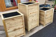 Tall Wooden Planters Flower Planters Tree Planters Veg Planters