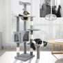 138cm Cat Tree Climbing Tower Kitty Scratching Post Grey Image 6