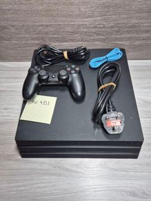 Sony PlayStation 4 Pro 1TB Low FW 9.03 Console PS4 Black Controller Tested (2)