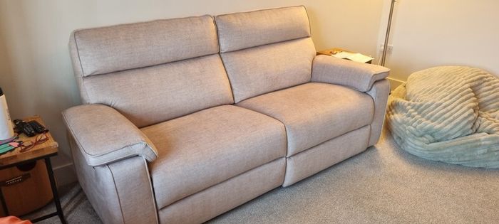 Like New 3 Seater Power Reclining Sofa