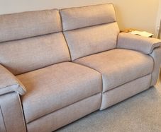 Like New 3 Seater Power Reclining Sofa