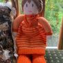 Vintage knitted doll Image 2