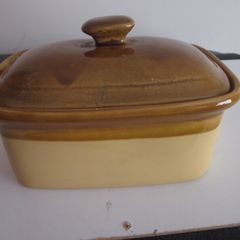 TG Green "Granville" Ceramic Butter & Cheese Lidded Dish