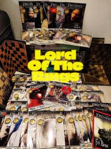 Eaglemoss Lord of the Rings Chess Collection Chessboard 3D Board Binder Magazines No Figures