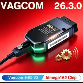 Newest 2024 VAG COM 24.7 VAGCOM 24.7 OBD Scanners Hex Can V2 FOR VW AUDI Skoda Seat Cars From 1996 -2017 Vag Atmega162