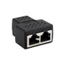 Network Splitter Double Cable 1 To 2 Way LAN RJ45 Ethernet Cable Port Splitter Extender Plug Connector Adapter Laptop Docking Image 4