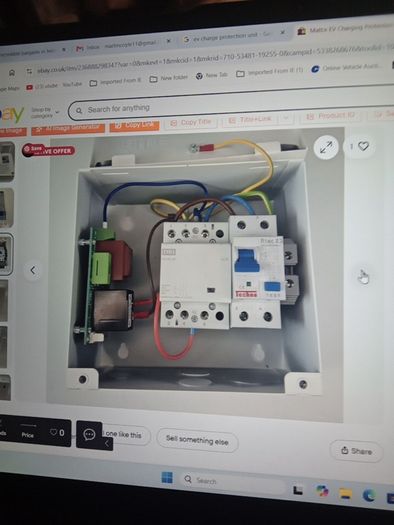 EV charge protection unit