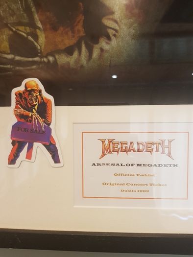 Megadeth Tshirt Dvd Bundle