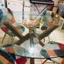 Glass Table & 4 Chairs Image 5