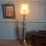 Brass Torchier Table Lamp Image 2