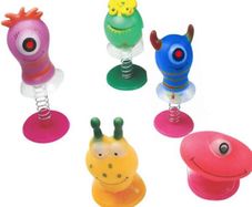 6 Assorted Jump Pop Up Monster Toys / Childrens Kids Party Bag Fillers Boys by Childrens Party Accessories
