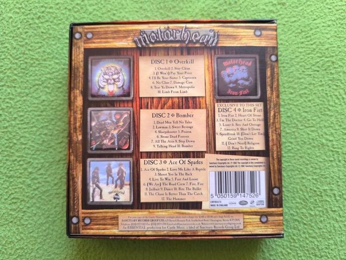 Mint & Rare Motorhead - The Bronze Age -Limited Edition 4 CD Box Set