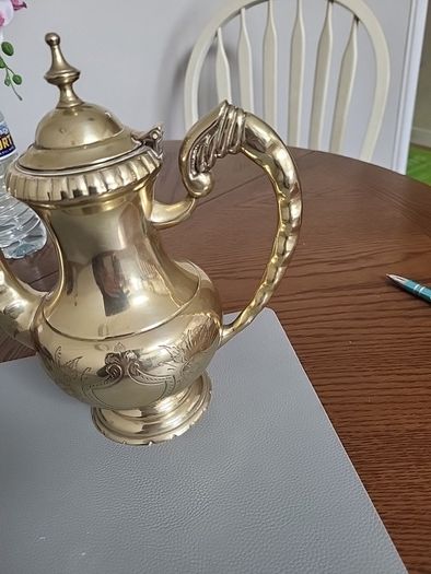 Brass epns teapot