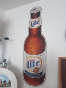 Metal Beer Bottle