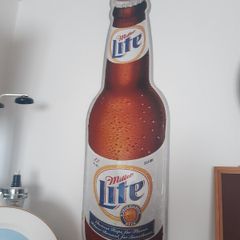 Metal Beer Bottle