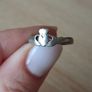 Vintage silver claddagh ring Image 2