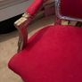 Antique style pink princess chair Image 3