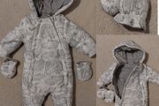 Rock A Bye Baby Boutique Waterproof Warm Pram Suit, Snow Suit with mittens